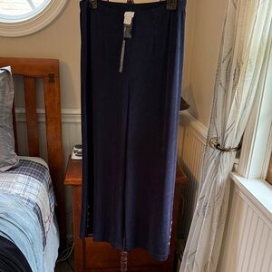 Chico's Travelers Navy Ankle-Length Pants